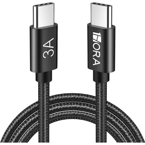 CABLE 1 HORA TIPO C-C CORDON CAB265 NEGRO